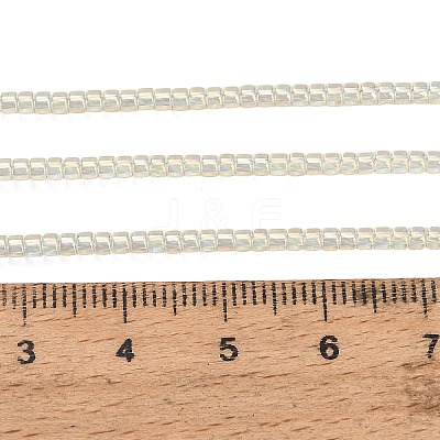 Electroplate Glass Beads Strands GL-CBAA615-01C-1