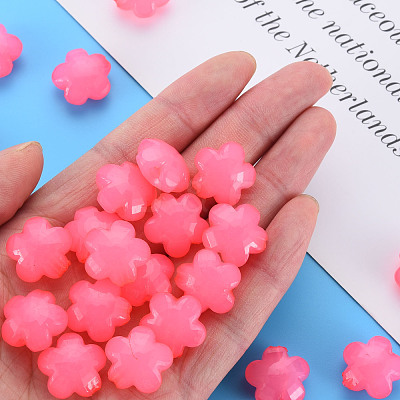 Imitation Jelly Acrylic Beads MACR-S373-87-E09-1