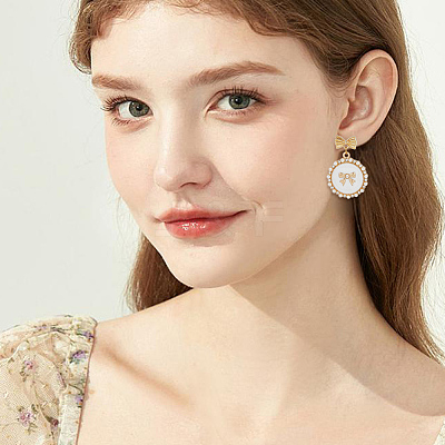 60Pcs Bowknot Alloy Stud Earring Findings FIND-BBC0004-63A-1