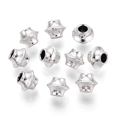 Tibetan Style Alloy Spacer Beads PALLOY-N187-06AS-1