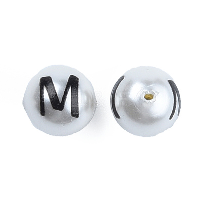 ABS Plastic Imitation Pearl Beads KY-N015-148M-1