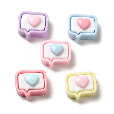 Opaque Resin Cabochons RESI-B017-01D-1