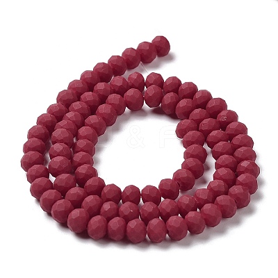 Glass Beads Strands EGLA-A034-P8mm-MD02-1