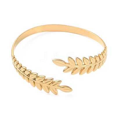 304 Stainless Steel Cuff Bangles BJEW-F457-16G-1