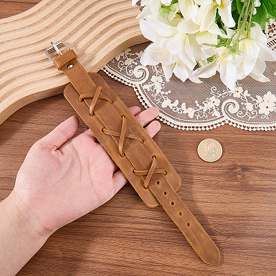 Imitation Leather Cord Bracelets for Men BJEW-CL0001-55B-1