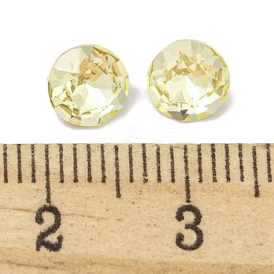 Glass Rhinestone Cabochons RGLA-L029-13B-213-1