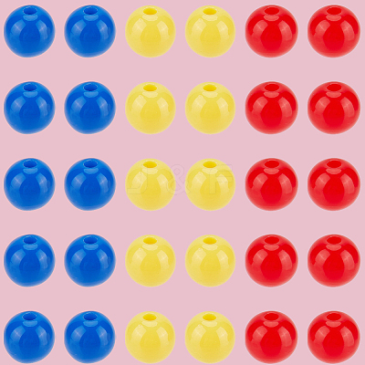 Opaque Acrylic Beads SACR-PA0001-04A-02-1