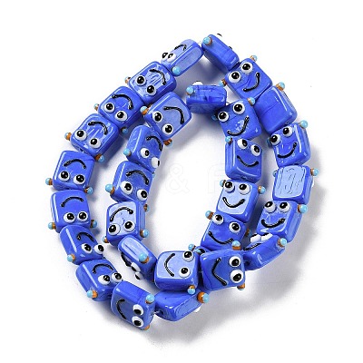 Handmade Lampwork Beads Strands LAMP-Q036-07A-1