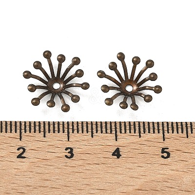 Brass Bead Caps X-OHAR-PW0003-121E-1
