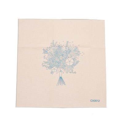 DIY Bouquet Pattern Embroidery Kit DIY-O021-15A-1