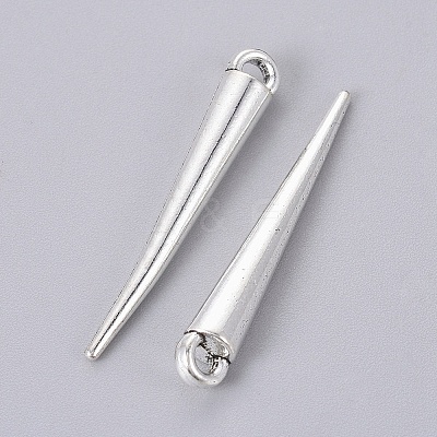 Tibetan Style Alloy Spike Pendants LS-TIBEP-A16461-AS-NR-1