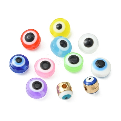 Evil Eye Theme DIY Earrings Jewelry Makings Kits DIY-FS0003-69-1