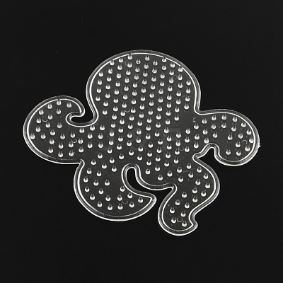 Octopus ABC Plastic Pegboards used for 5x5mm DIY Fuse Beads X-DIY-Q009-39-1