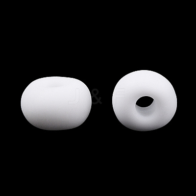 Frosted Opaque 6/0 Glass Seed Beads SEED-R029-4mm-A01-1