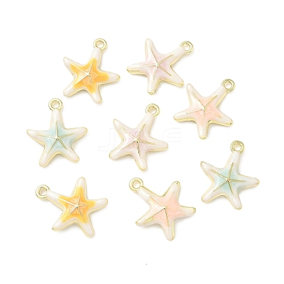 Alloy Enamel Pendants ENAM-G232-01G-01-1