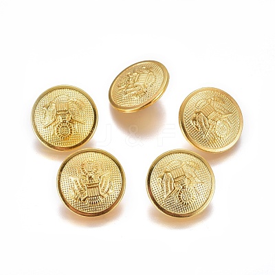 Alloy Shank Buttons BUTT-WH0014-09A-1