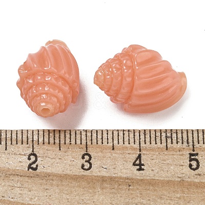 Synthetic Coral Carved Beads Strands CORA-I023-07E-1