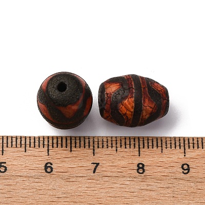 Tibetan Style dZi Beads TDZI-NH0001-E03-03A-1