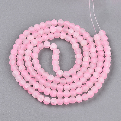 Crackle Glass Beads X1-GLAA-N009-6mm-02-1