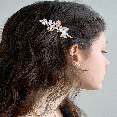 1pc Alloy Hair Bobby Pins PHAR-LP0001-05G-1