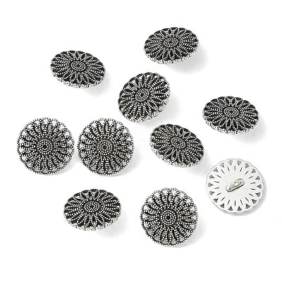 Tibetan Style Shank Buttons LS-TIBE-R179-AS-LF-1