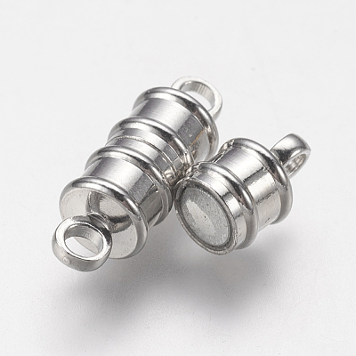 Brass Magnetic Clasps with Loops X-MC026-NF-1