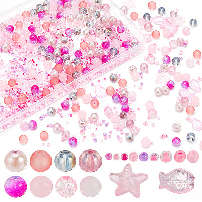 DIY Beads Jewelry Making Finding Kit DIY-AR0003-44B-1