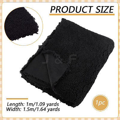 1Pc Polyester Plush Fabric DIY-PH0030-42A-1