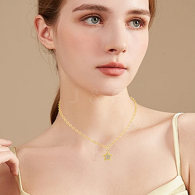 10Pcs 10 Styles Rack Plating Brass Micro Pave Clear Cubic Zirconia Pendants KK-SC0007-90-1