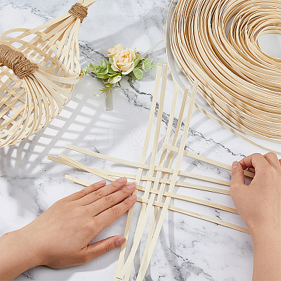 Wood Woven Materials DIY-WH0578-45-1
