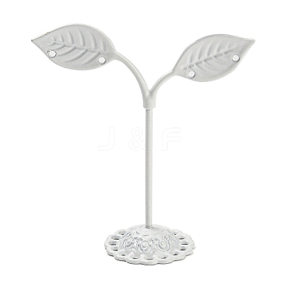 3 Sizes Bean Sprout Leaves Iron Earring Displays EDIS-E013-01B-1