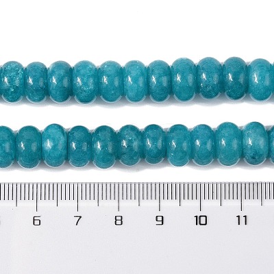 Dyed Natural White Jade Beads Strands G-G107-A07-01-1