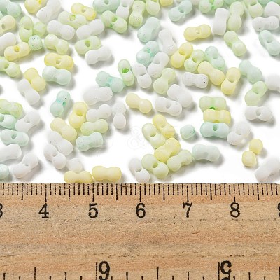 Macaron Color Opaque Frosted Glass Seed Beads SEED-K009-12B-04-1