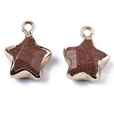 Synthetic Goldstone Pendants G-N326-36I-1