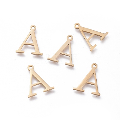 304 Stainless Steel Charms STAS-L263-01G-1