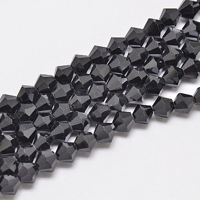 Imitate Austrian Crystal Bicone Glass Beads Strands LS-GLAA-F029-4x4mm-02-1