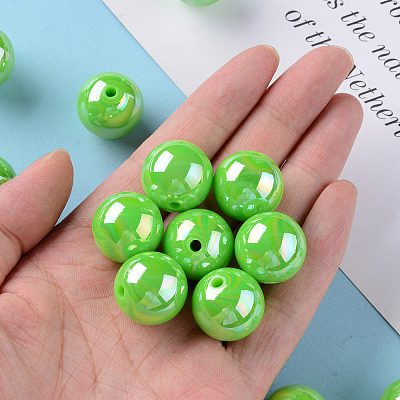 Opaque Acrylic Beads MACR-S370-D20mm-24-1