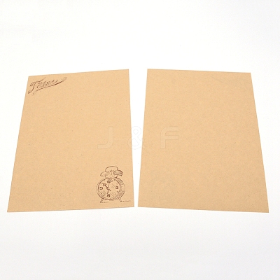 Kraft Paper Letter Paper DIY-WH0204-56-1