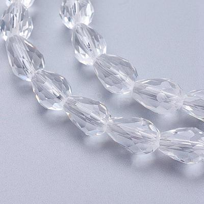 Glass Beads Strands GLAA-R024-11x8mm-12-1