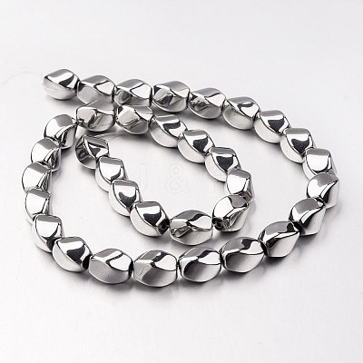 Electroplate Non-magnetic Synthetic Hematite Beads Strands G-F300-11B-01-1