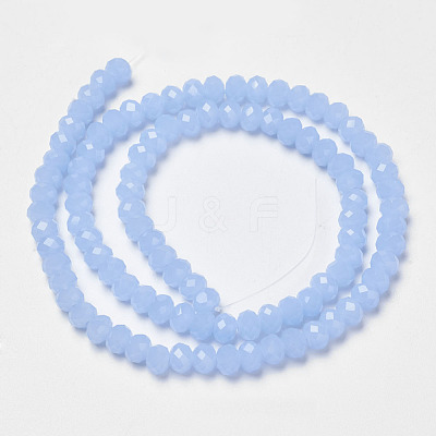 Glass Beads Strands EGLA-A034-J8mm-D03-1