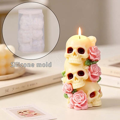 Halloween DIY Silicone Candle Holder Molds SL-CBA2919-01A-1