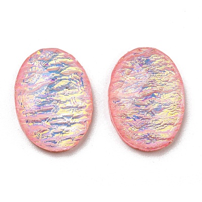 Transparent Epoxy Resin Cabochons CRES-A053-15-1