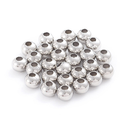 Tarnish Resistant 304 Stainless Steel Beads STAS-G230-P06-1