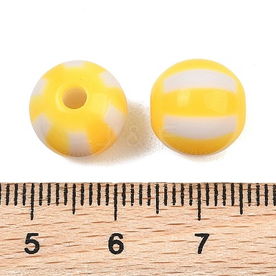 Opaque Acrylic Beads OACR-D314-07I-1