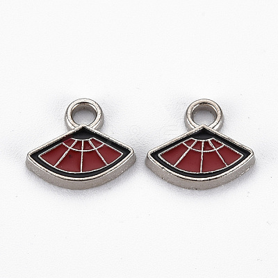 Rack Plating Alloy Enamel Charms ENAM-N053-46-RS-1