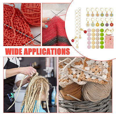 36Pcs Daisy DIY Knitting Tool Sets HJEW-NB00063-1