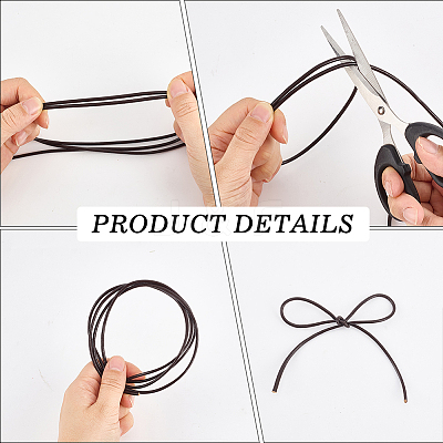 10M Round Cowhide Leather Cord WL-CL0001-32B-02-1