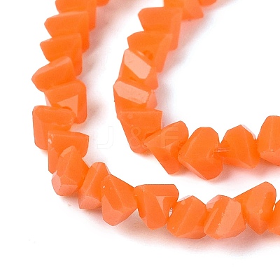 Opaque Glass Beads Strands GLAA-N019-3mm-07-1