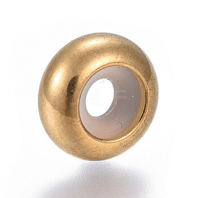 304 Stainless Steel Beads X-STAS-P242-05G-1